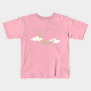 star next to the moon Kids T-Shirt